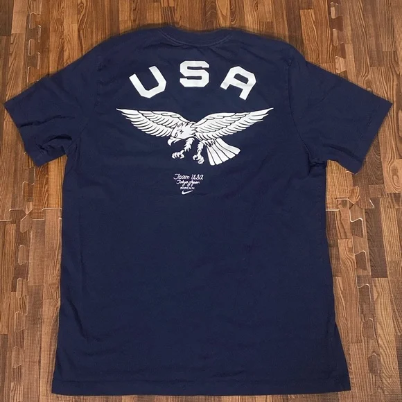 Nike Shirts Nike Team Usa Tokyo Olympics 220 Mmxx Eagle Blue